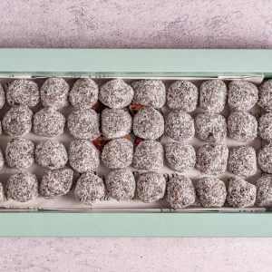 מגש כדורי שוקולד