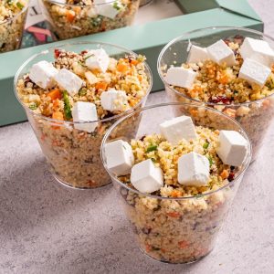 סלט בורגול בכוסות